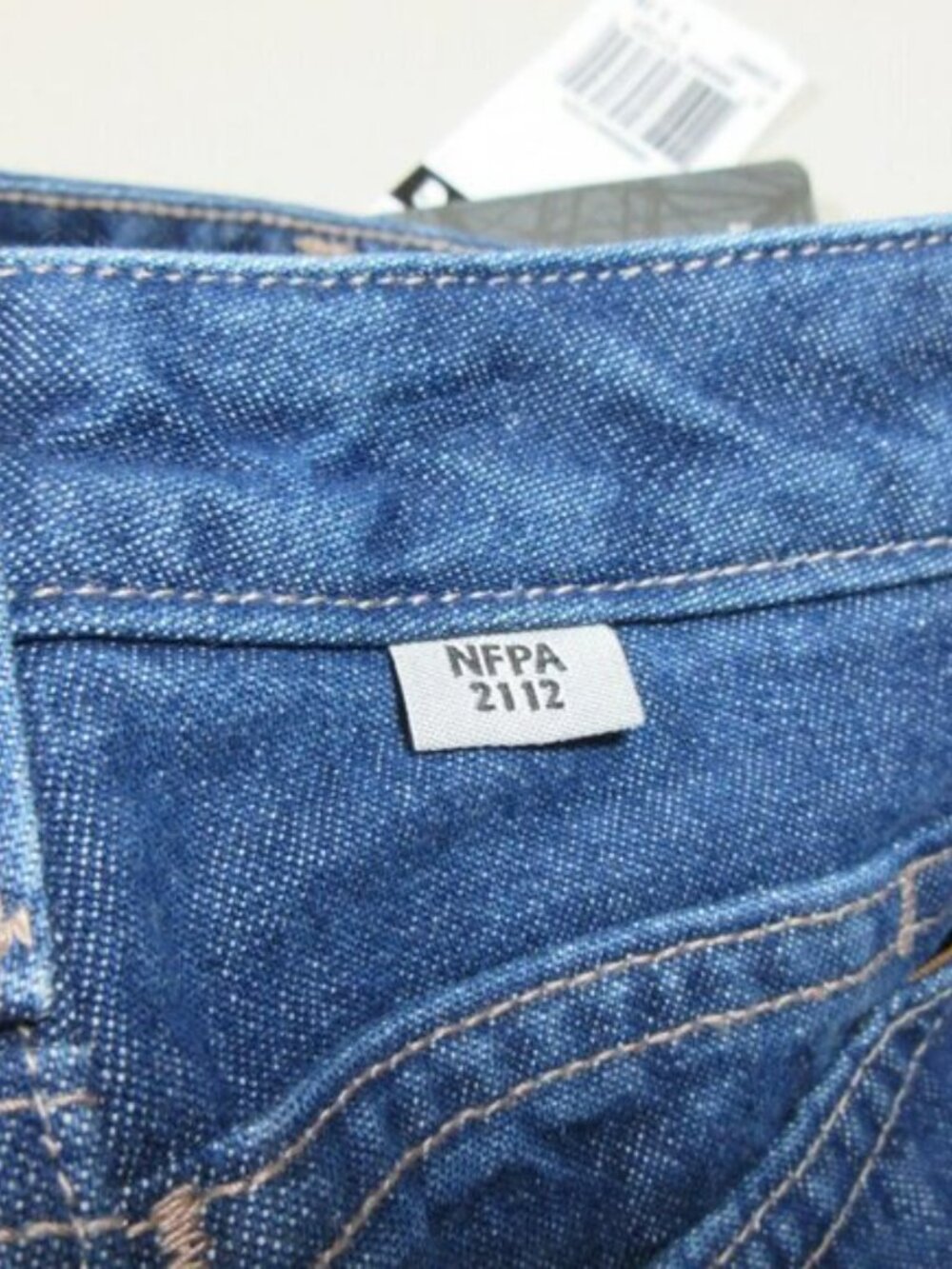 Carhartt womens dark wash bootcut nfpa 2112 FR work jeans 4x28 NWT - Picture 8 of 9